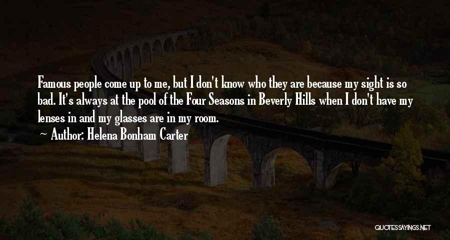 Glasses Quotes By Helena Bonham Carter