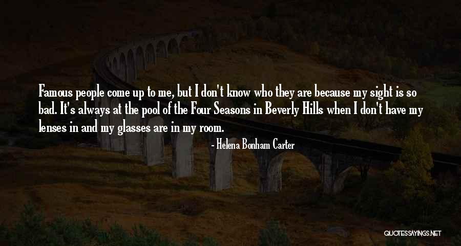 Glasses Quotes By Helena Bonham Carter Glasses Quotes By Helena Bonham Carter