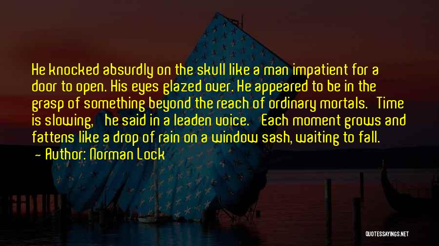 Glazed Eyes Quotes By Norman Lock