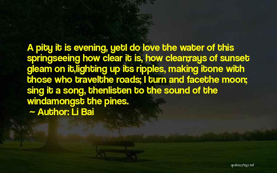 Gleam Quotes By Li Bai