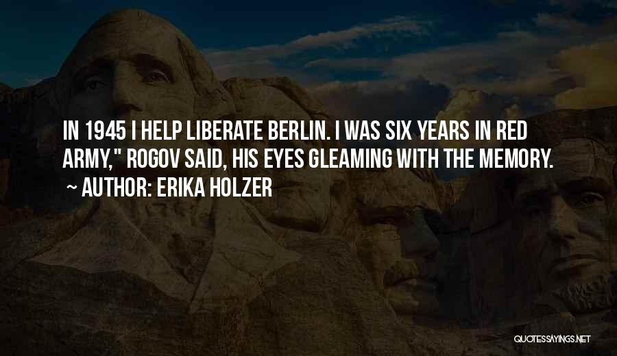 Gleaming Quotes By Erika Holzer