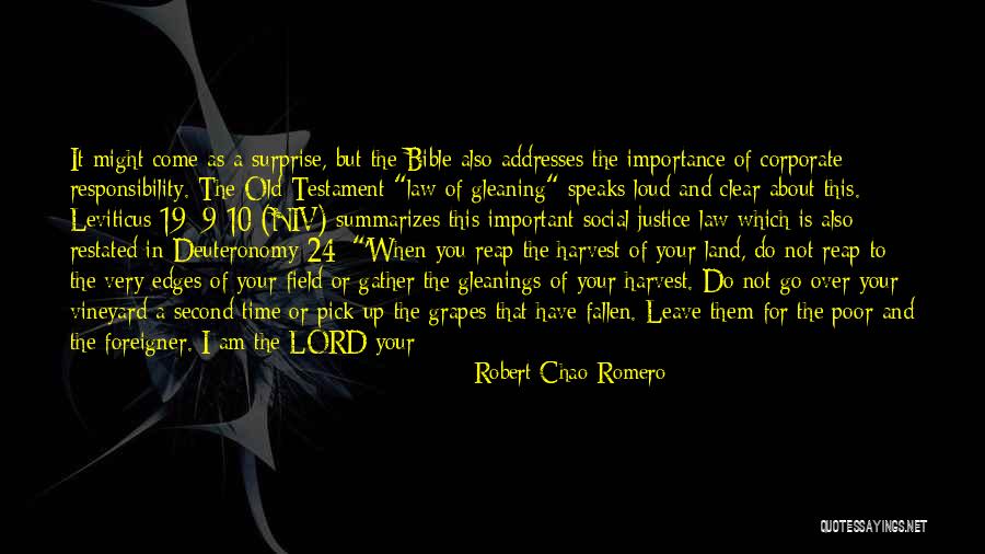 Gleaning Quotes By Robert Chao Romero