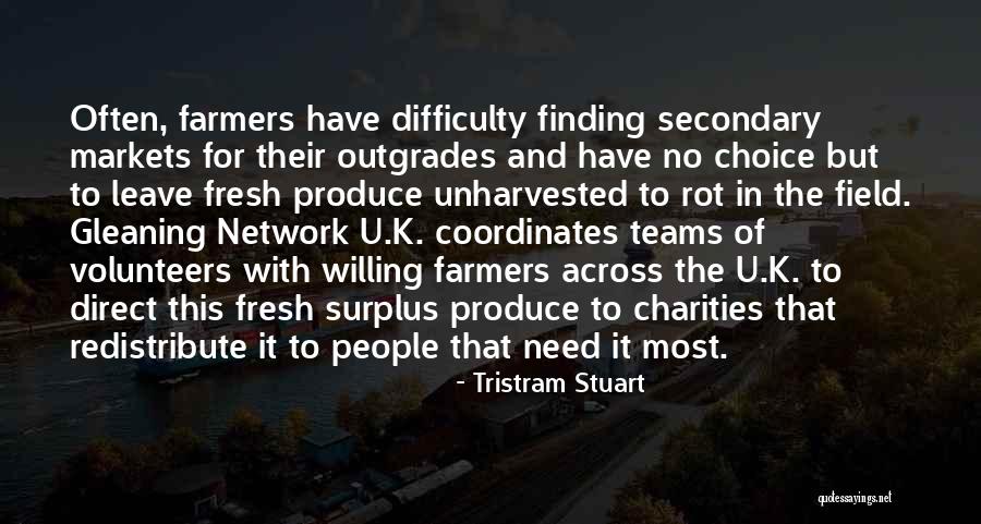 Gleaning Quotes By Tristram Stuart