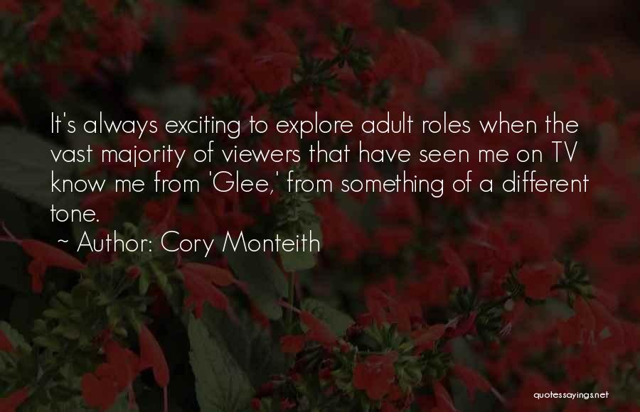Glee Actually Quotes By Cory Monteith