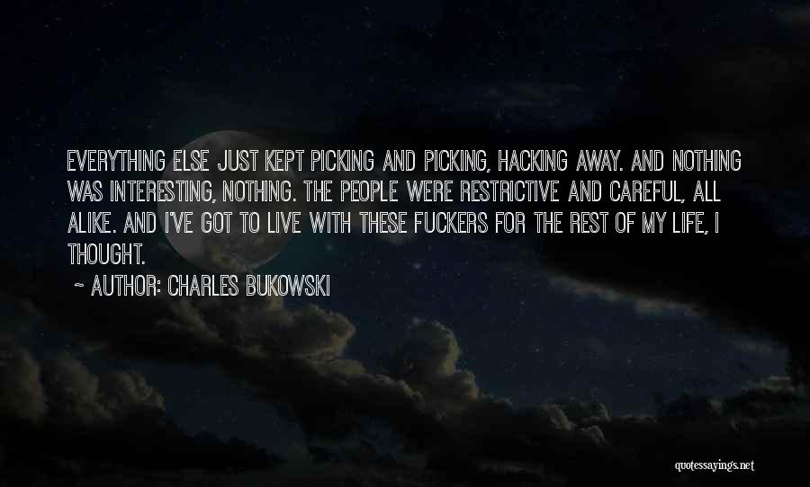 Glee Bad Reputation Quotes By Charles Bukowski