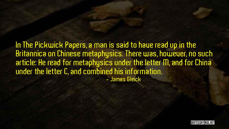 Gleick Quotes By James Gleick Gleick Quotes By James Gleick