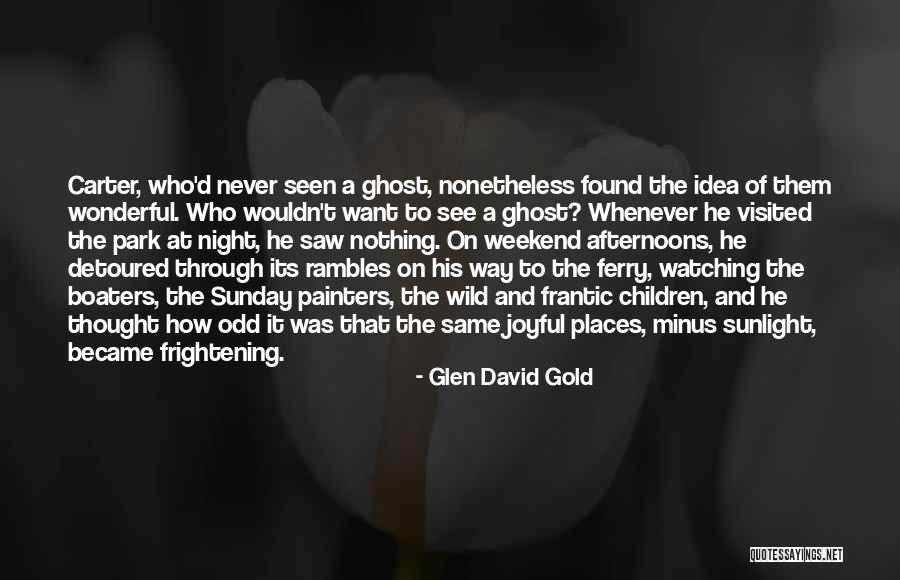 Glen David Gold Quotes 1550438 Glen David Gold Quotes 1550438