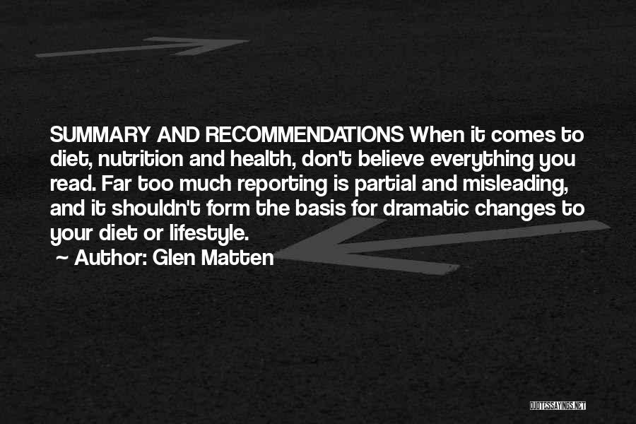 Glen Matten Quotes 1990650