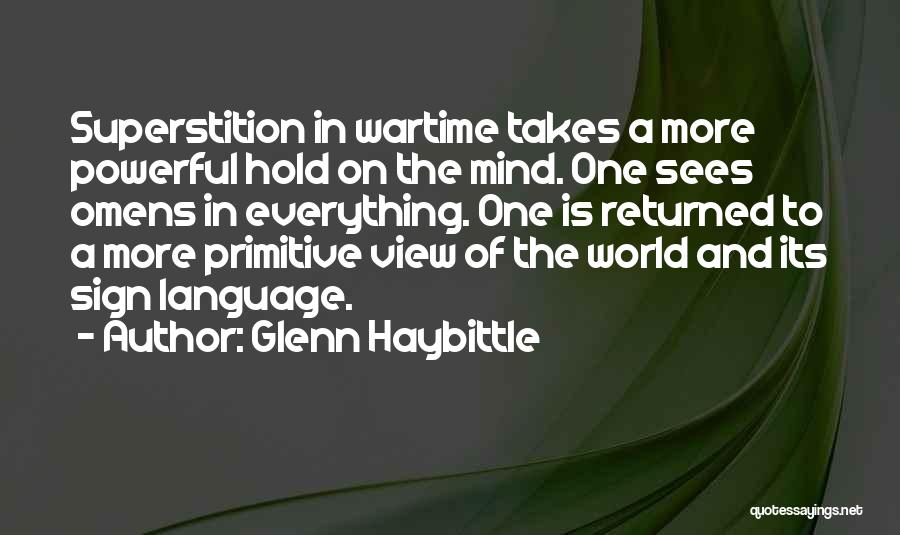 Glenn Haybittle Quotes 2003614 Glenn Haybittle Quotes 2003614