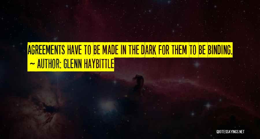 Glenn Haybittle Quotes 474197