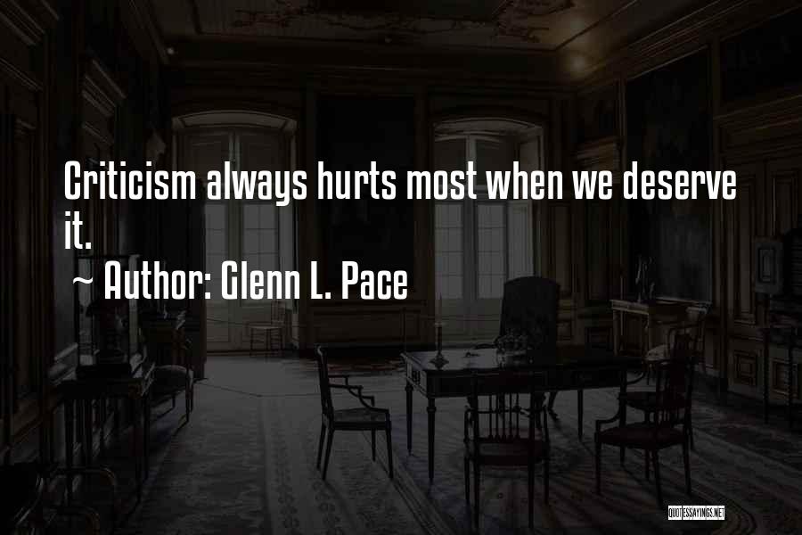 Glenn L. Pace Quotes 990524