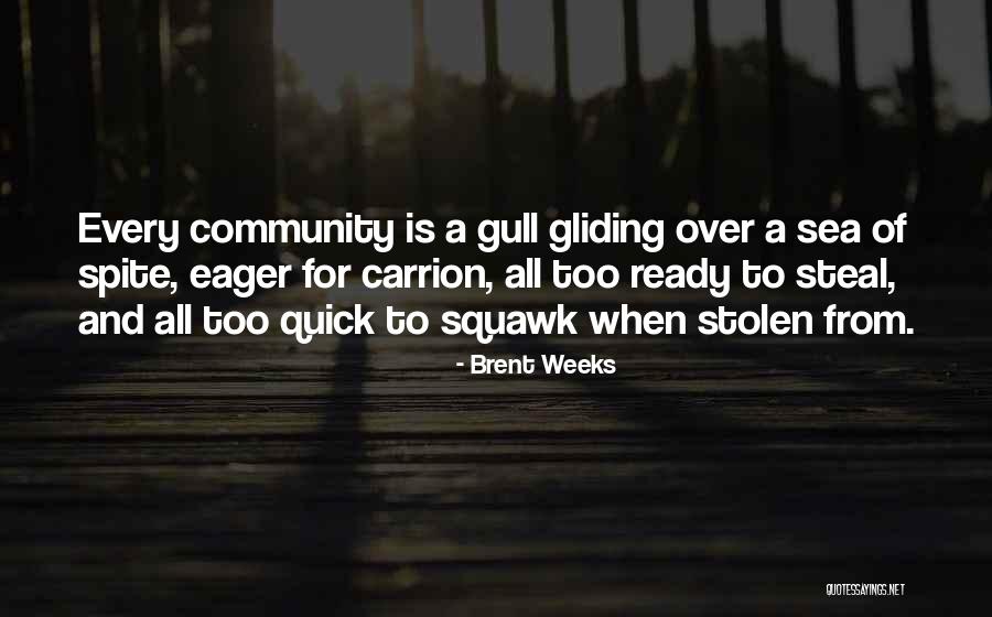 Gliding Quotes By Brent Weeks