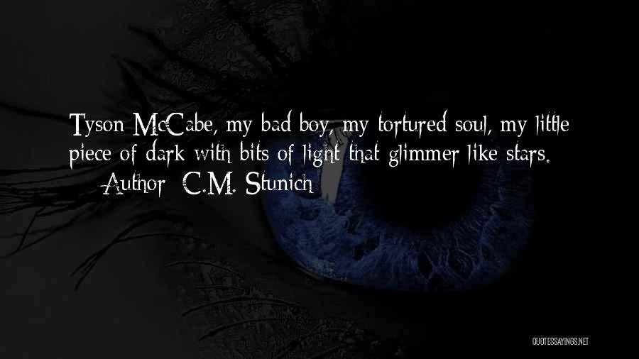 Glimmer Of Light Quotes By C.M. Stunich