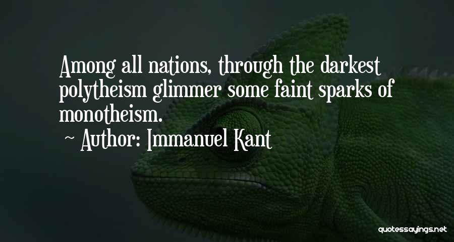 Glimmer Quotes By Immanuel Kant