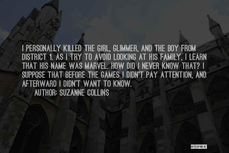 Glimmer Quotes By Suzanne Collins