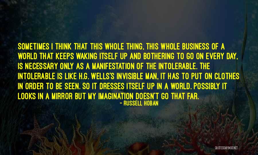 Glimpaside Quotes By Russell Hoban Glimpaside Quotes By Russell Hoban