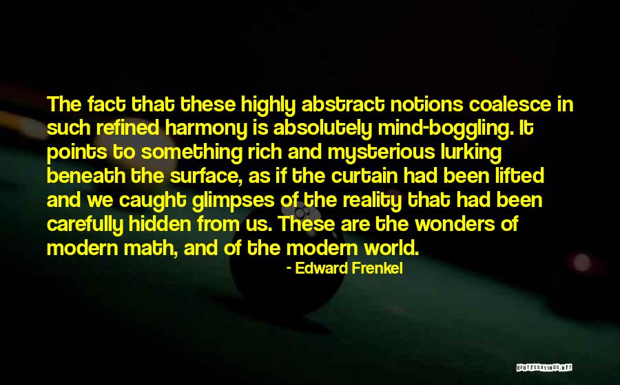 Glimpses Of World Quotes By Edward Frenkel Glimpses Of World Quotes By Edward Frenkel