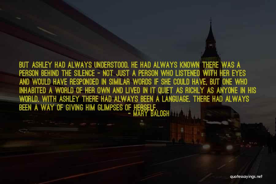 Glimpses Of World Quotes By Mary Balogh Glimpses Of World Quotes By Mary Balogh