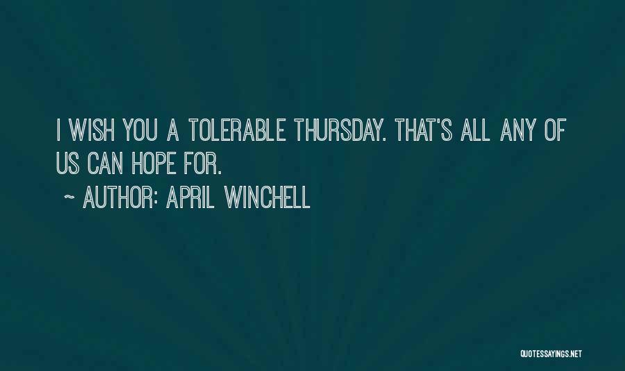 Glish Quotes By April Winchell