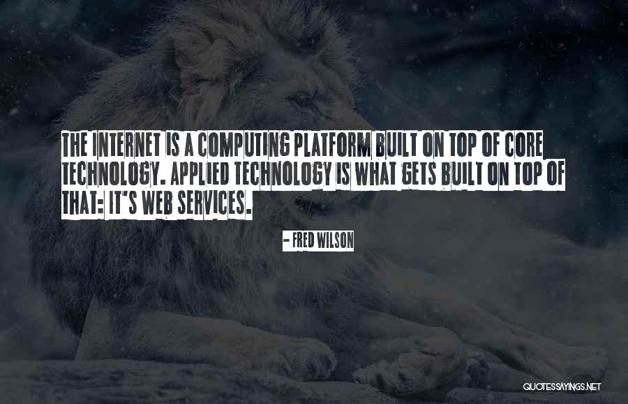 Glistens Quotes By Fred Wilson Glistens Quotes By Fred Wilson