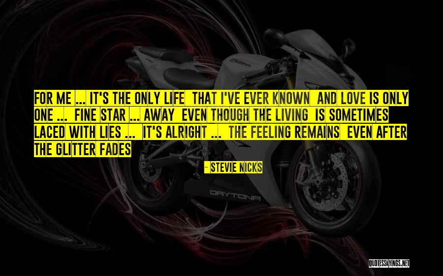 Glitter And Life Quotes By Stevie Nicks Glitter And Life Quotes By Stevie Nicks