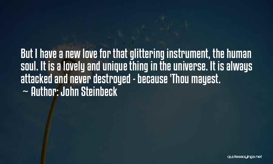 Glittering Love Quotes By John Steinbeck