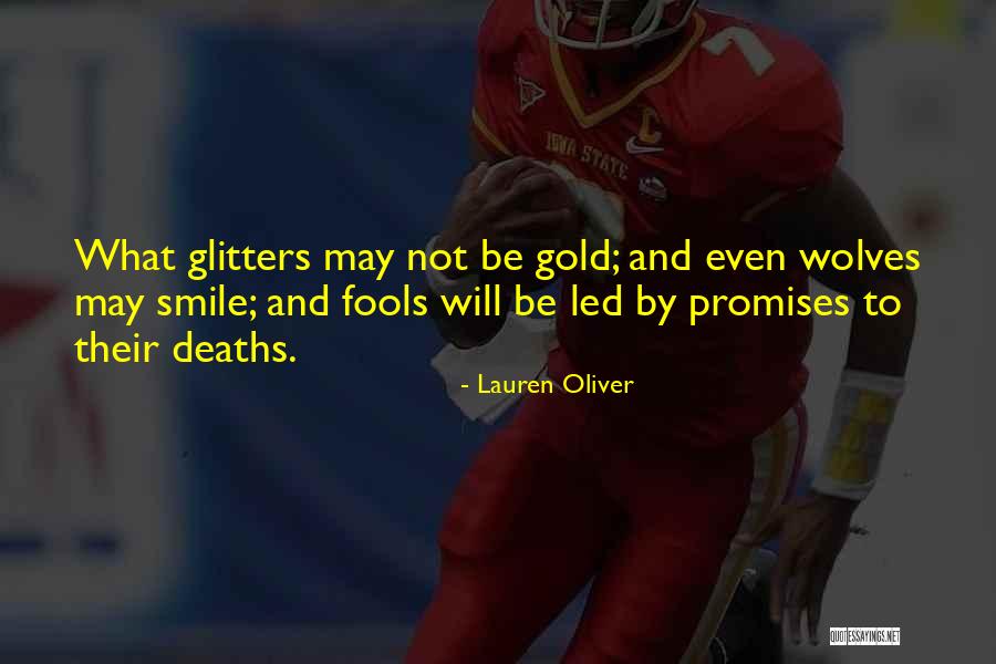 Glitters Quotes By Lauren Oliver