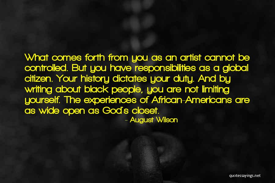 Global Citizen Quotes By August Wilson Global Citizen Quotes By August Wilson
