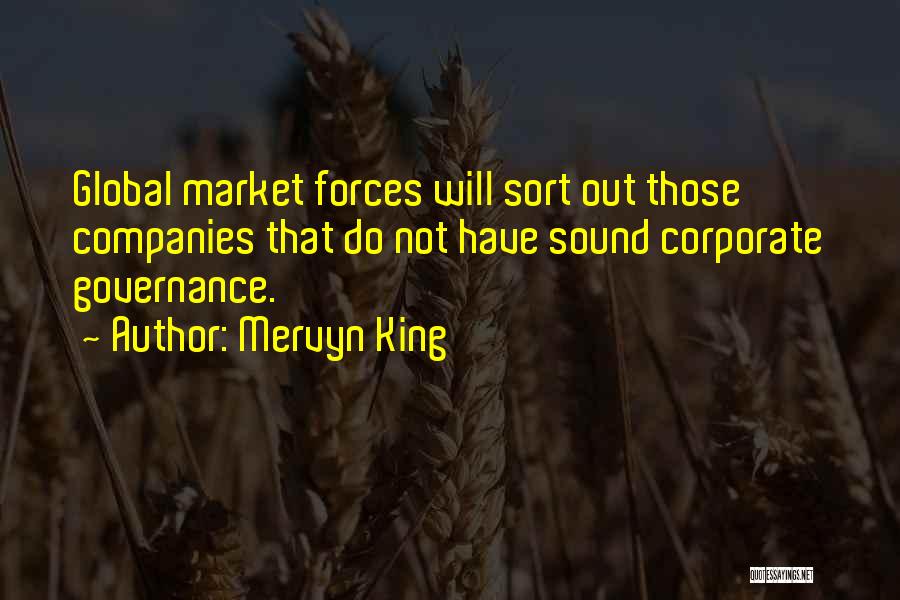 Global Governance Quotes By Mervyn King