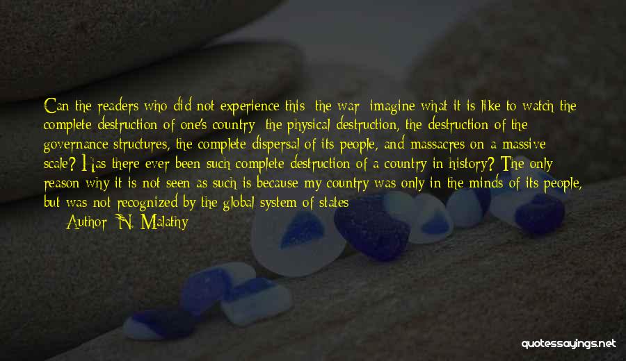 Global Governance Quotes By N. Malathy