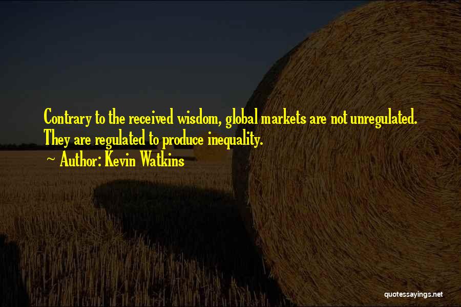 Global Inequality Quotes By Kevin Watkins