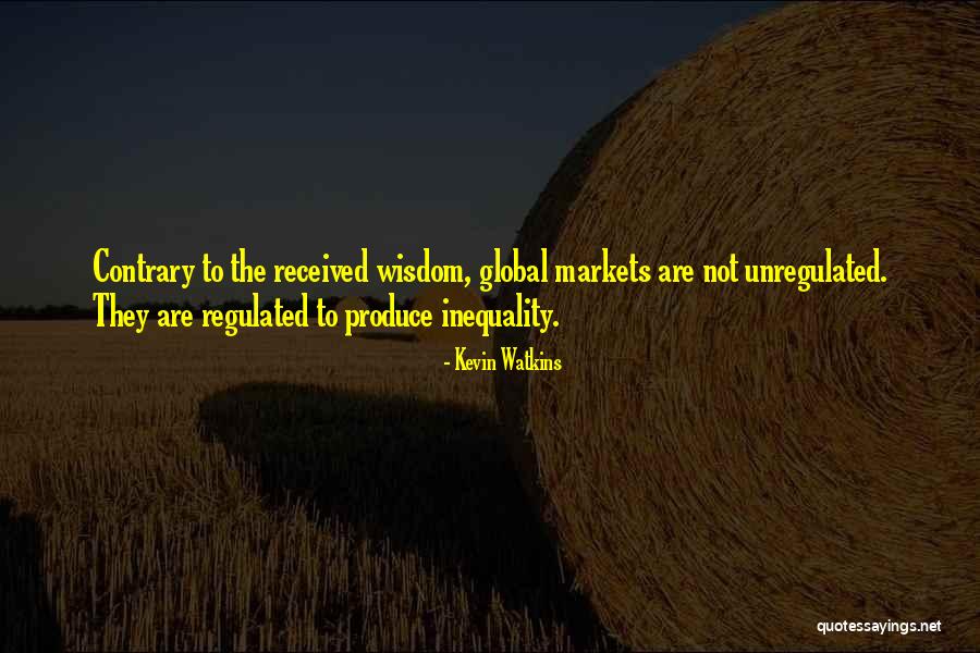 Global Inequality Quotes By Kevin Watkins