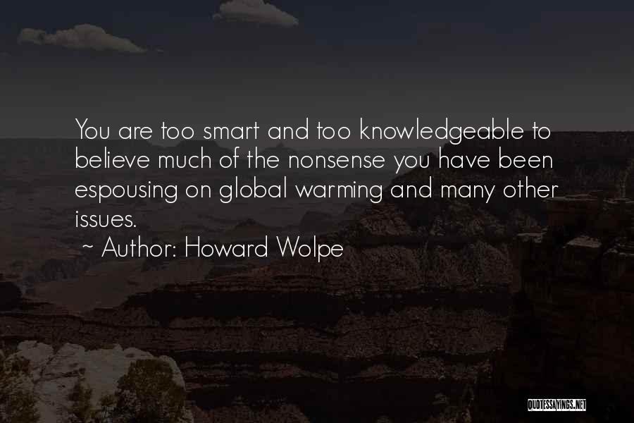 Global Issues Quotes By Howard Wolpe