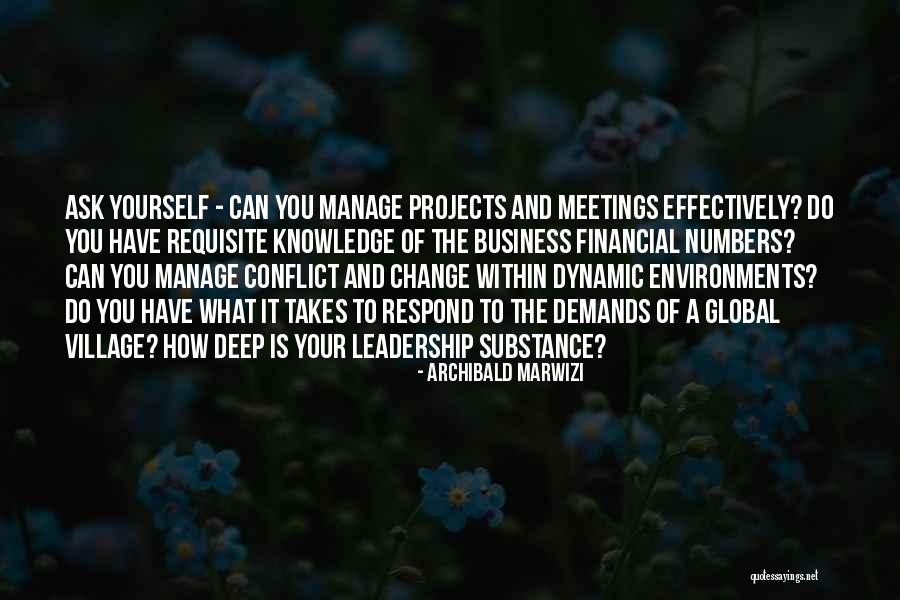 Global Leadership Quotes By Archibald Marwizi Global Leadership Quotes By Archibald Marwizi