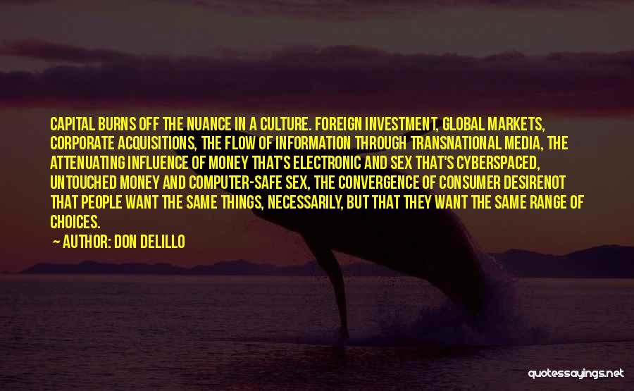 Global Markets Quotes By Don DeLillo