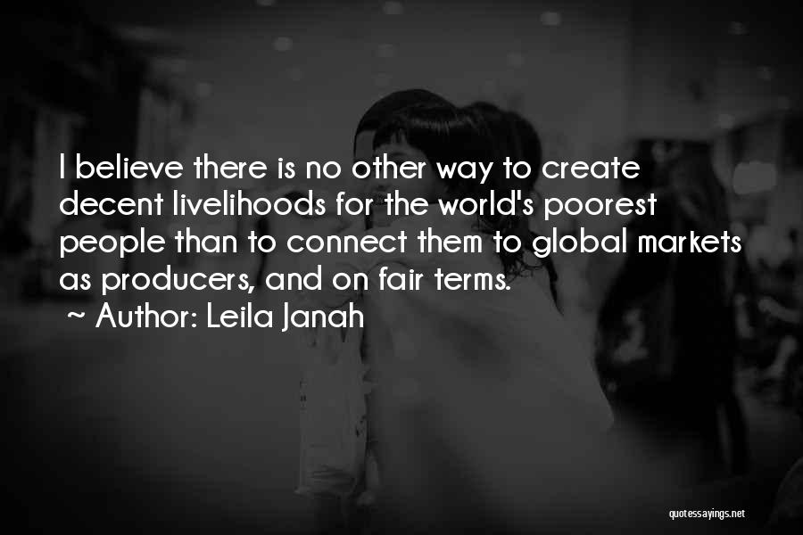 Global Markets Quotes By Leila Janah