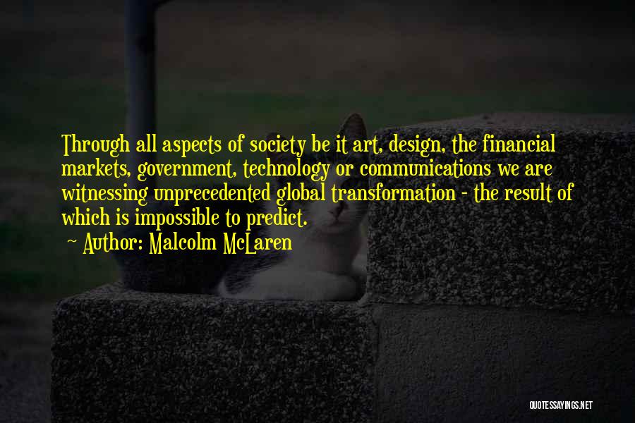 Global Markets Quotes By Malcolm McLaren