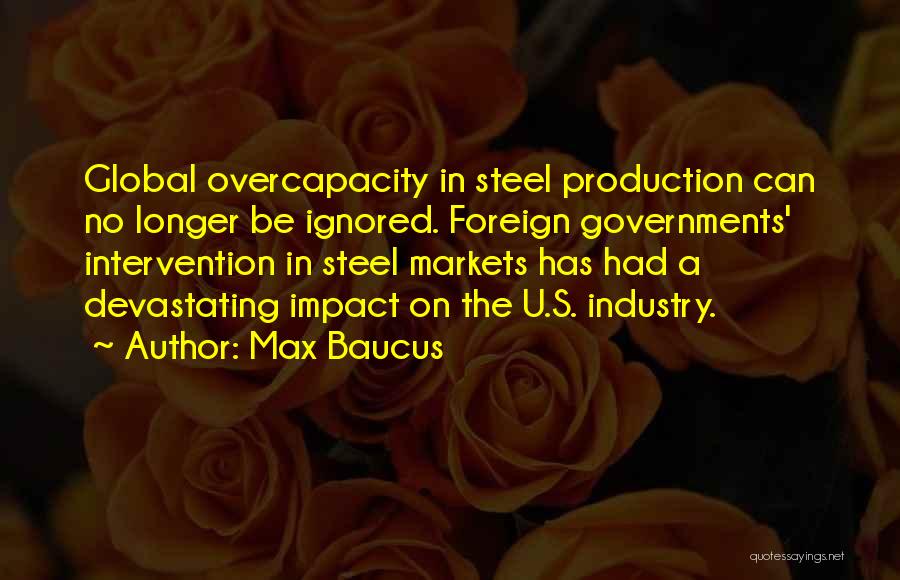 Global Markets Quotes By Max Baucus