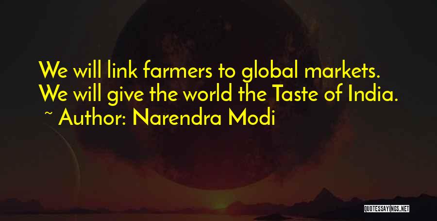 Global Markets Quotes By Narendra Modi