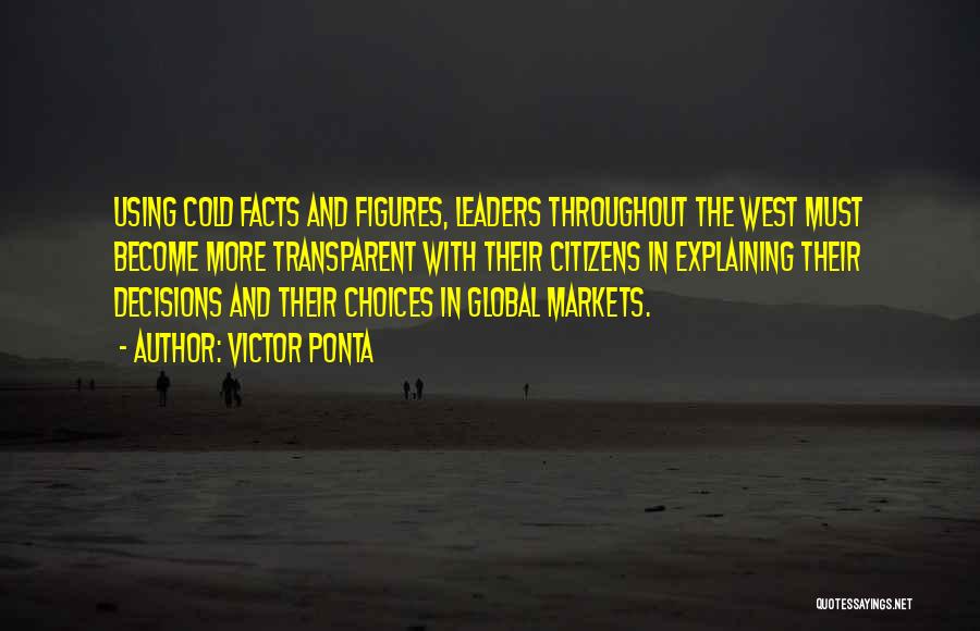 Global Markets Quotes By Victor Ponta