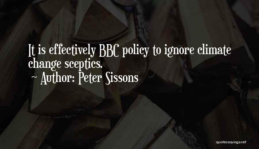 Global Warming Climate Change Quotes By Peter Sissons
