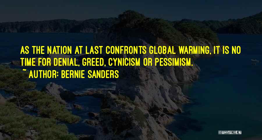 Global Warming Denial Quotes By Bernie Sanders