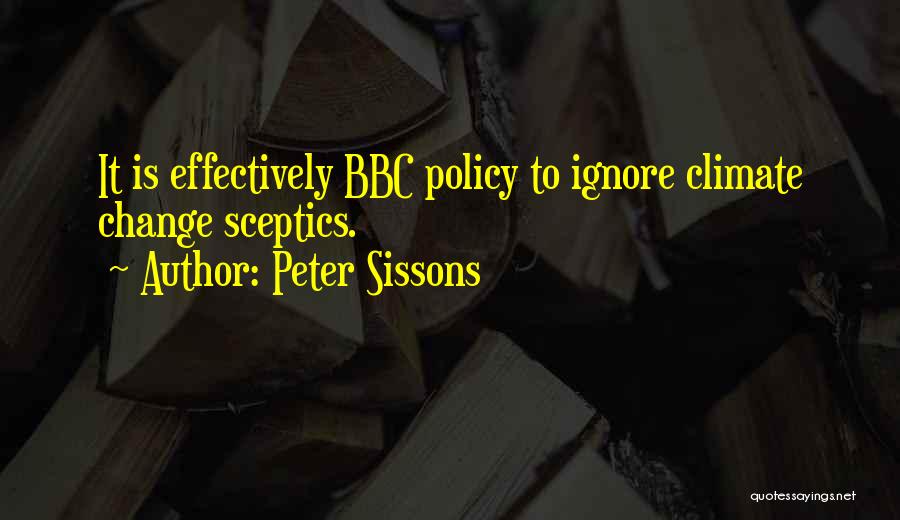 Global Warming Sceptics Quotes By Peter Sissons