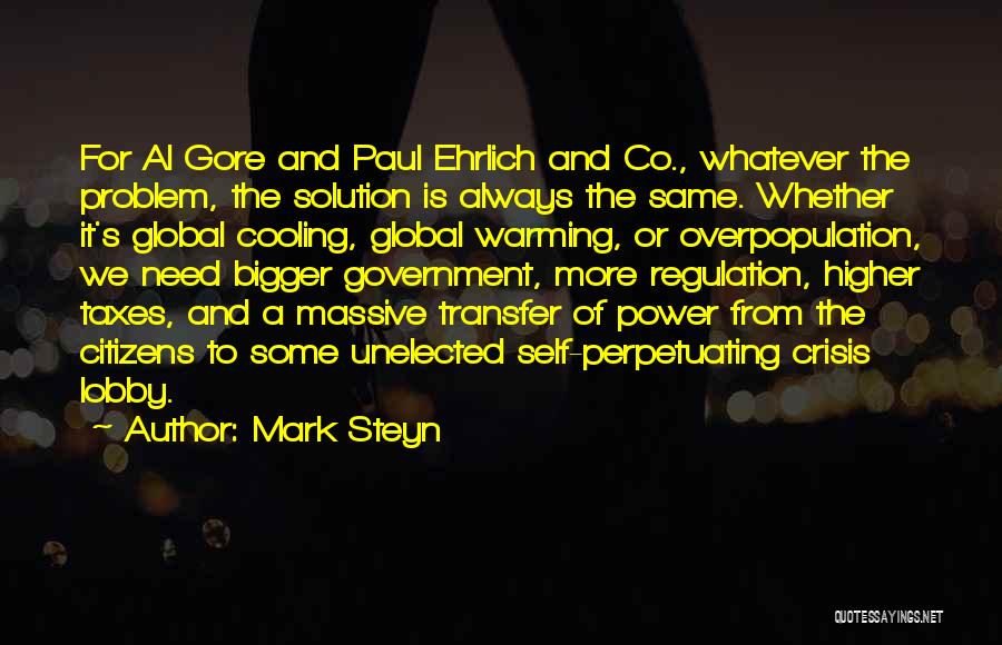 Global Warming Solution Quotes By Mark Steyn