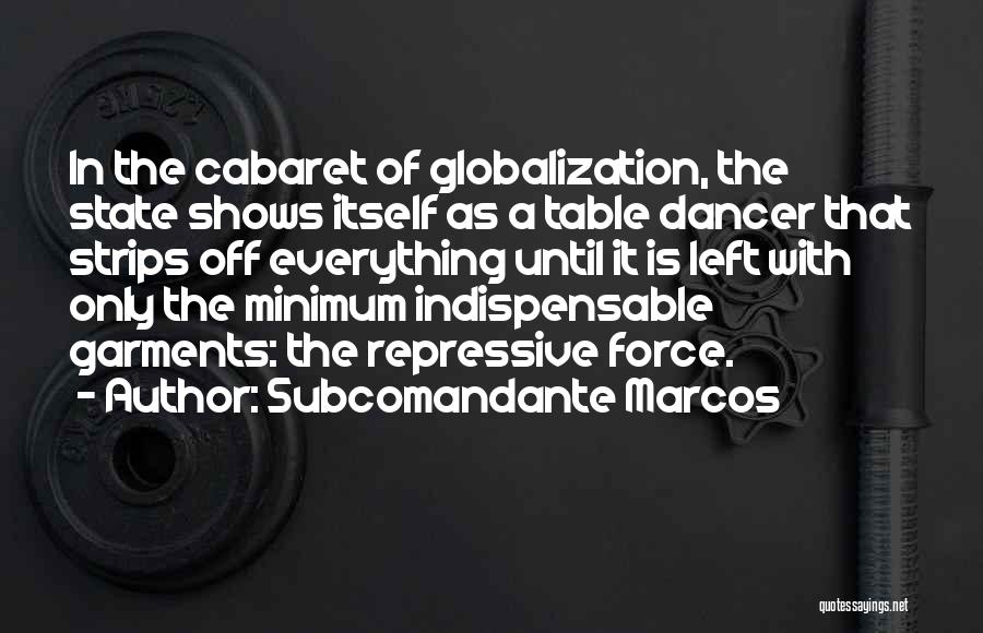 Globalization Quotes By Subcomandante Marcos