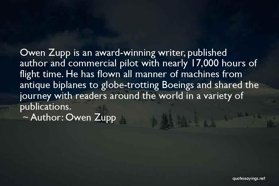 Globe Trotting Quotes By Owen Zupp