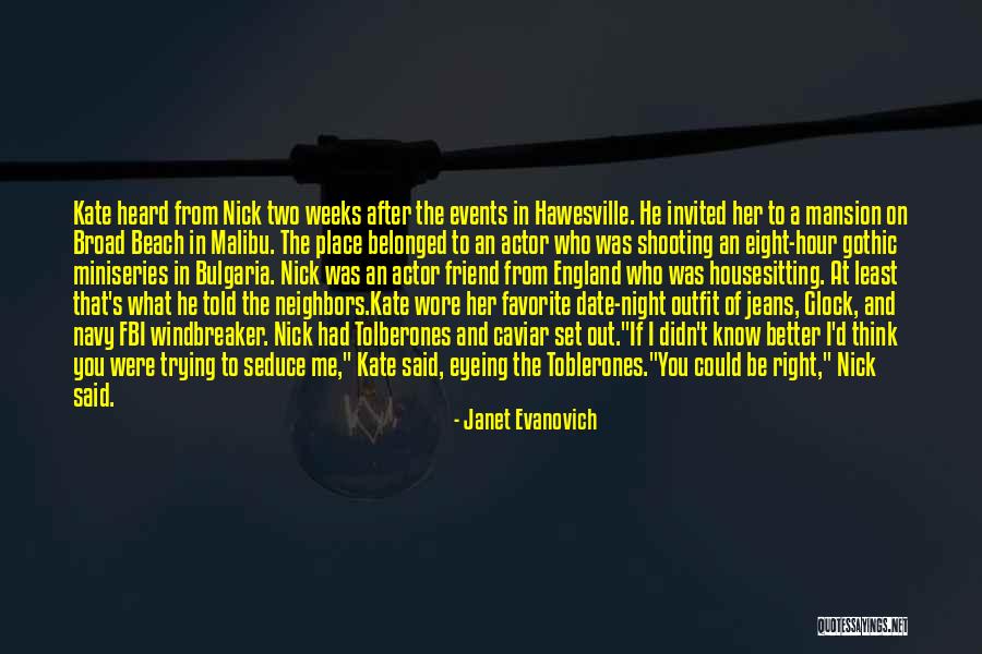 Glock 9 Quotes By Janet Evanovich