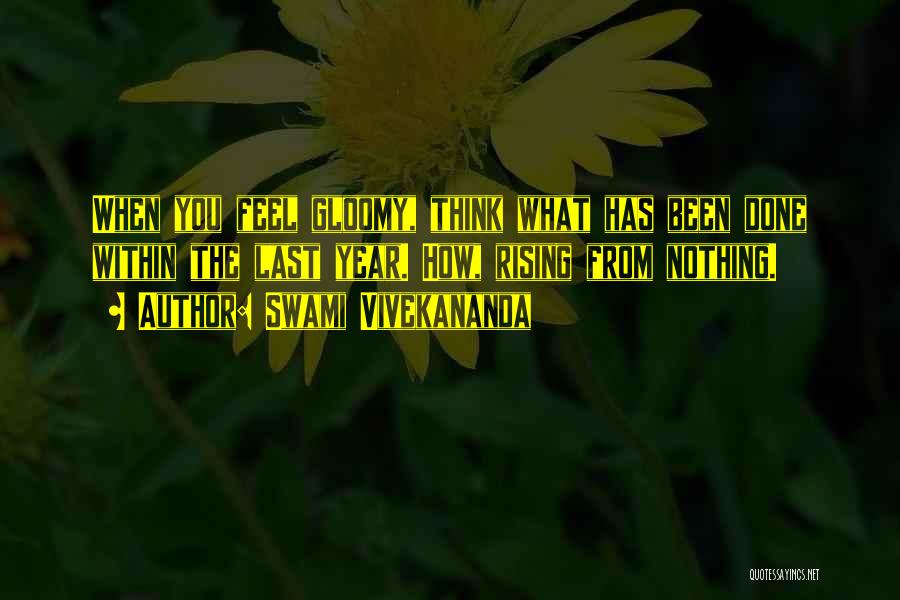 Gloomy Quotes By Swami Vivekananda