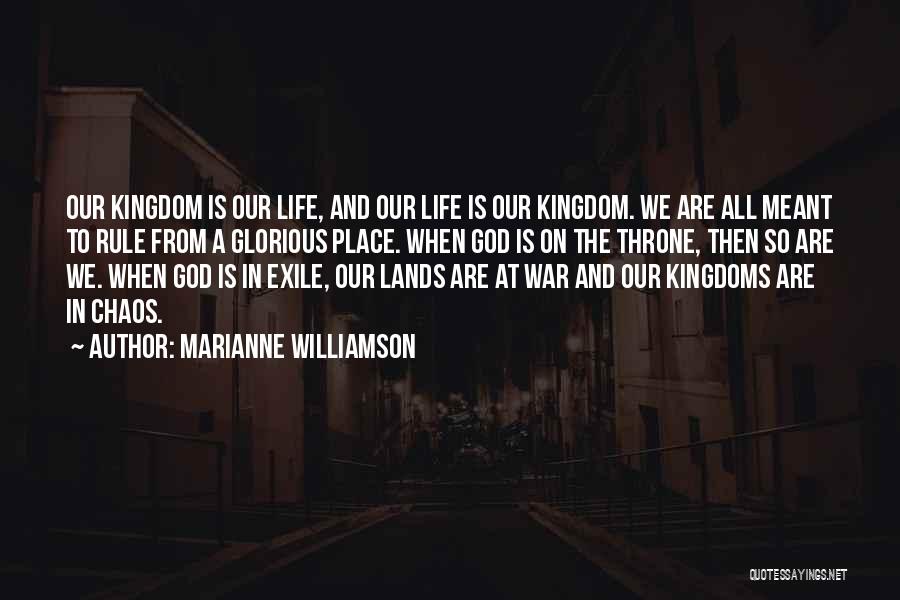 Glorious War Quotes By Marianne Williamson