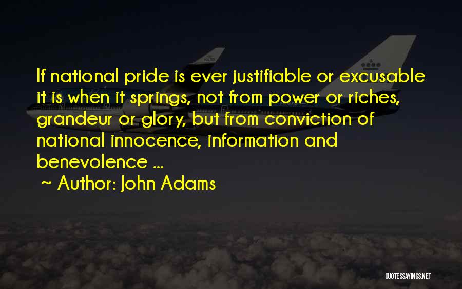 Glory And Pride Quotes By John Adams